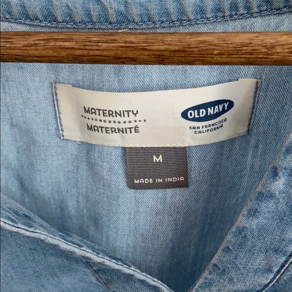 Old Navy Denim Baby Doll Shirt - Picture 3 of 3
